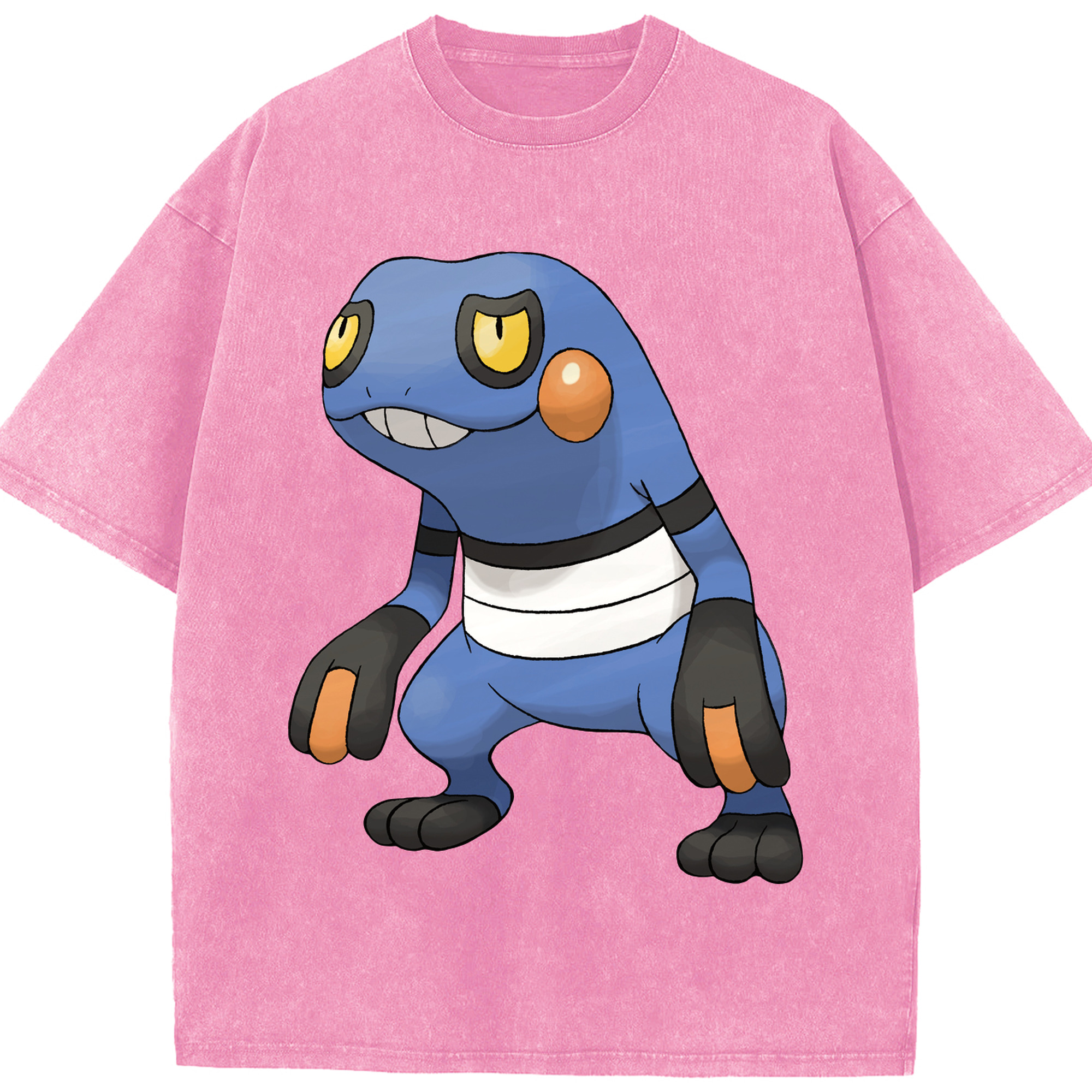 （画像用） ポケットモンスター Pokémon 綿100% ヴィンテージ風 半袖Tシャツ（フロントプリント）